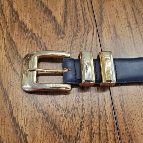 Jacqueline Ferrar Small Split Leather Belt Made in Italy - Picture 5 of 6